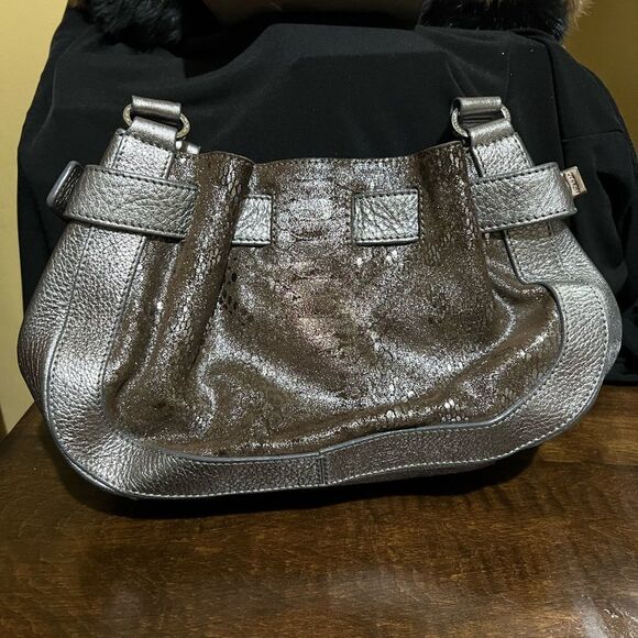 MONSAC MINI PURSE SILVER METALLIC - Picture 1 of 5